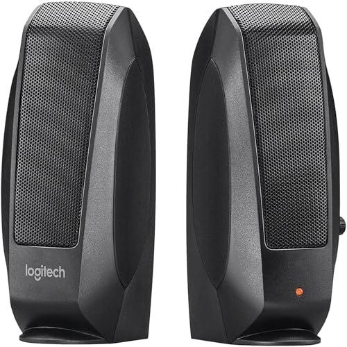 Logitech S120 Stereo Speakers Lightweight Convenience Lightweight, versatile, and expertly