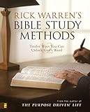 Rick Warrens Bible Study Methods Twelve Ways You Can Unlock Gods Word English Edition