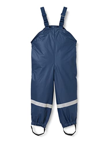 (-38%) Playshoes Matschhose Regenlatzhose Ungefüttert Unisex Kinder Wind- und wasserdichte Regenhose Regenbekleidung, Marine, 116