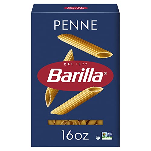 Barilla Penne Pasta, 16 oz. Box - Non-GMO, Made with Durum Wheat Semolina - Kosher Certified