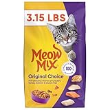 Meow Mix Original Choice Dry Cat Food, 3.15 Pounds
