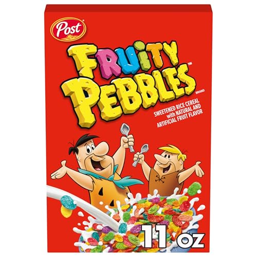 Fruity Pebbles Gluten Free Sweetened Rice Breakfast Cereal, 11 oz Box