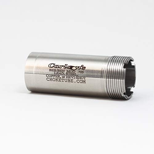 Carlsons Choke Tubes 12 Gauge Compatible for Beretta Benelli Mobil [ Modified | 0.705 Diameter ] Stainless Steel | Flush Mount Replacement Choke Tube | Made in USA