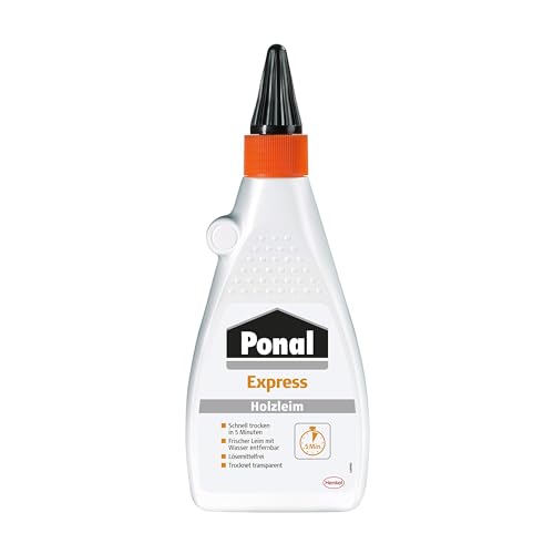 (-55%) Ponal Express Holzleim, schnell trocknender Leim, wasserfest, 1x550g