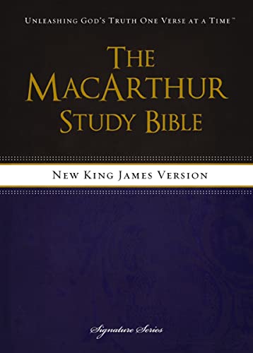 The MacArthur Study Bible, NKJV book cover