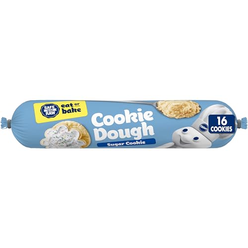 Pillsbury Ready To Bake Refrigerated Cookie Dough, Sugar Cookie, 16.5 oz