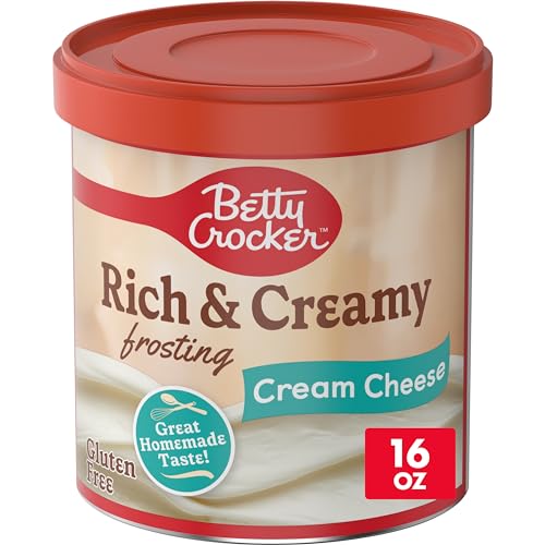 Betty Crocker Rich and Creamy Cream Cheese Frosting, Gluten Free, 16 oz