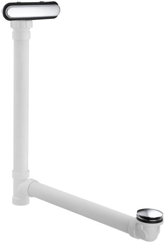 Kohler K-7272-CP Clearflo Overflow Bath Drain, Polished Chrome, 1.5