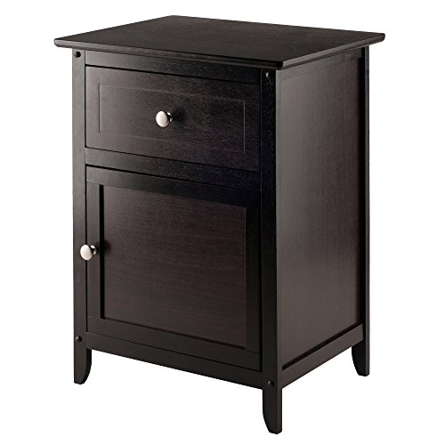 Winsome Eugene Accent Table Distinguished Decor A sturdy, dependable, and multifunctional nightstand that brings a refined feel to any be...
