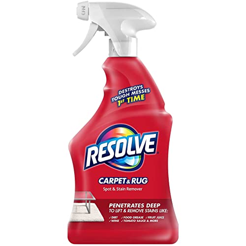 Resolve Carpet and Rug Cleaner Spray, Spot & Stain Remover, Carpet Cleaner Spray, Carpet Cleaner, 22 Ounce