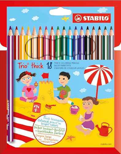 (-46%) STABILO - Dreikant-Buntstift - Trio dick