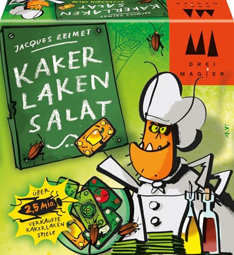 (-40%) Schmidt Spiele 40839 Kakerlakensalat, Drei Magier Kartenspiel, grün