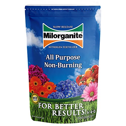 Milorganite 6-4-0 Slow-Release Nitrogen Fertilizer, 5 lb