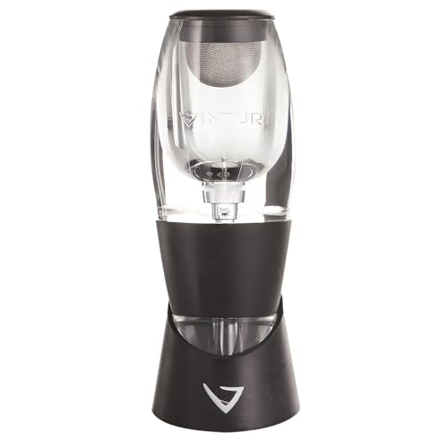 Vinturi Wine Aerator Pourer and Decanter for Red Wines Patented Design Perfectly Aerates Wines By The Glass or Bottle Wi