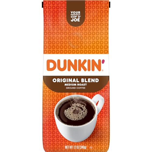 Dunkin' Original Blend Medium Roast Ground Coffee, 12 Ounces