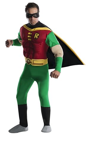 Rubies DC Teen Titans: Robin Costume for Adults, Men's Large