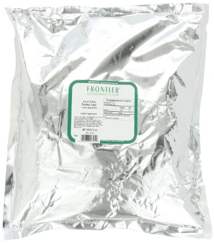 Frontier Co-op Senna Leaf, Cut & Sifted, 1lb Bulk Bag - 100% Pure & Natural Senna Leaves - Perfect for Senna Leaf Tea and Herbal Use, Kosher Certified