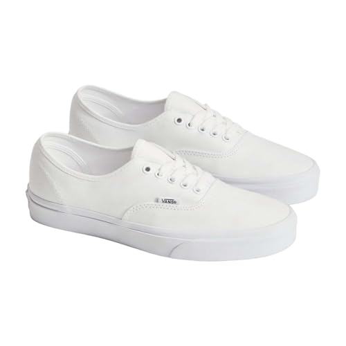 Vans Authentic Unisex Sneakers, True White, 9.5 US Women/8 US Men