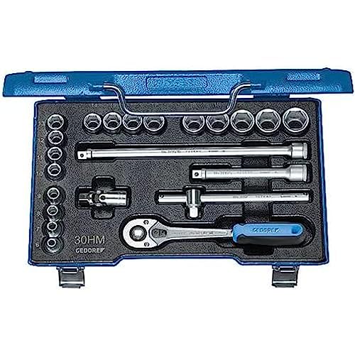 ⚡ BLITZDEAL (-60%) GEDORE 30 HMU-10 Steckschlüssel-Satz 3/8' 22-Tlg 6-kant 6-22 mm, 1 Stück