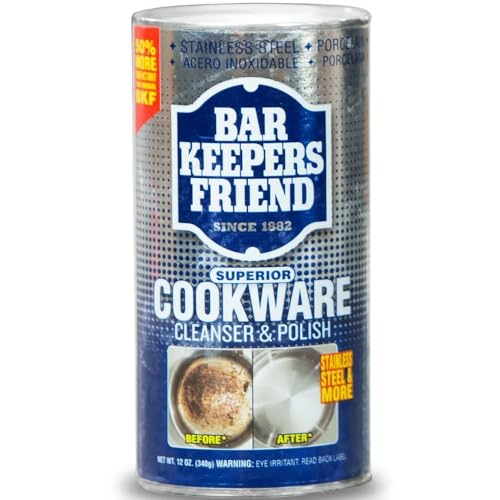 Bar Keepers Friend Superior Cookware Cleanser & Polish | 12-Ounces | 1-Unit