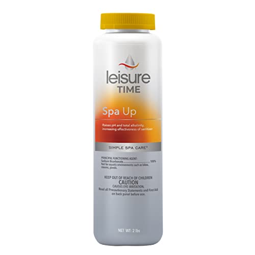 Leisure Time 22339A Spa Up, pH Increaser for Hot Tubs, Prevents Corrosion and Equipment Damage, Compatible with Various Sanitizers, 2 lbs