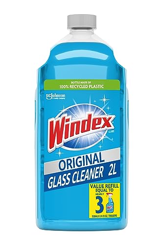 Windex Glass and Window Cleaner Refill Bottle Original 2L