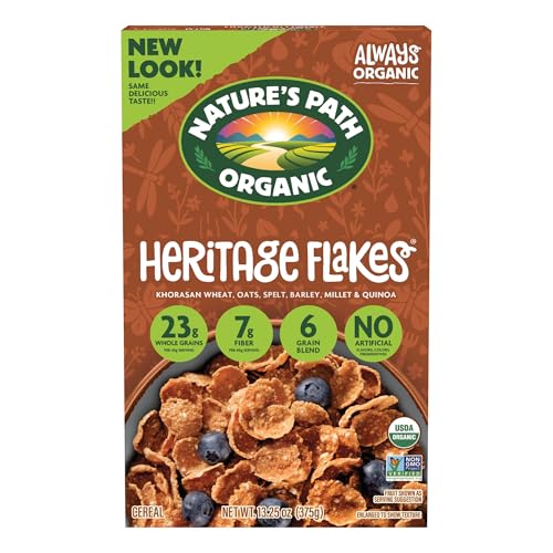 Nature's Path Organic Heritage Flakes® Cereal, 13.25 oz (Pack of 1), Non-GMO