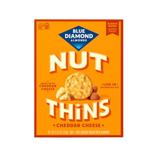 Blue Diamond Almonds Nut Thins, Cheddar Cheese, 4.25 Oz