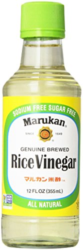 Marukan Genuine Brewed Rice Vinegar, 12 Ounce Glass Bottle (Pack of 1)