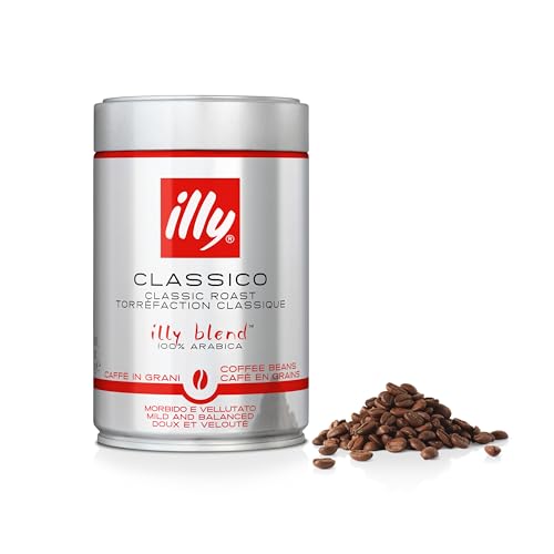 Illy Classico – Café en grains 100 % Arabica (250 g)