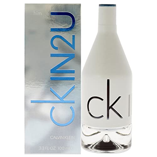 (-66%) Calvin Klein CK IN2U Eau de Toilette for him, holzig-orientalischer Herrenduft, 100ml