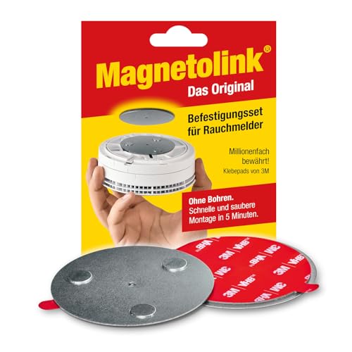 (-33%) Magnetolink, Magnethalter für Rauchmelder ab Ø 70 mm