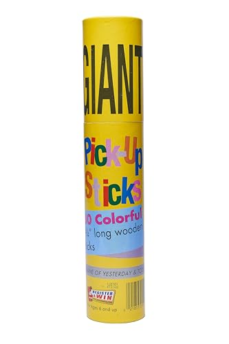 Pressman Giant Pick Up Sticks - Classic Game from Yesterday That's Fun Today , Yellow , One Size Fits All