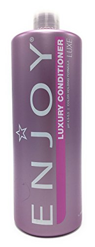 Enjoy Luxury Conditioner - Eliminates Frizz Cleansing Moisturizing Smoothing - Sulfate Free For Thick Coarse or Curly Hair (33.8 Fl Oz)