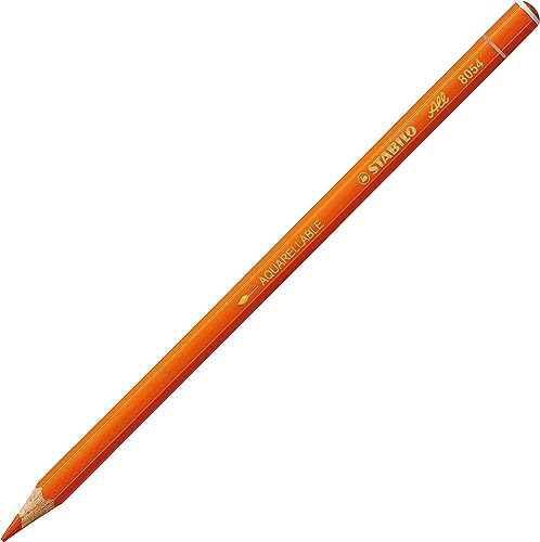 STABILO Film & Glass Pencil,Orange (Model:8054