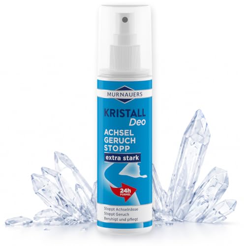🔥 SELTEN SO GÜNSTIG (-51%) Murnauers Kristall Deospray Achsel Geruch Stopp 24h Schutz - 100ml