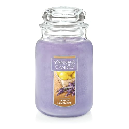 Yankee Candle Scented Candle | Lemon Lavender Large Jar | Long Burning Candles: up to 150 Hours | Perfect Gifts for Women