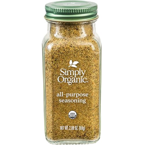 Simply Organic All-Purpose Seasoning Blend, 2.08 Ounce Jar, Great on Chicken, Steak, Beef and More