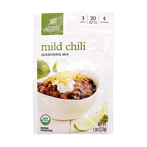 SIMPLY ORGANIC Organic Mild Chili Seasoning, 1 OZ