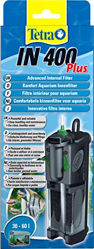 (-35%) Tetra IN 400 plus Aquarium Innenfilter - Filter für klares und gesundes Wasser, mechanische, biologische und chemische Filterung, geeignet für Aquarien mit 30 bis 60 Liter
