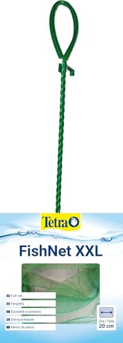 🔥 STARKER PREIS (-40%) Tetra FN Fish-Net Größe XXL- hochwertiges Fangnetz aus reißfestem Nylon, der Kescher ermöglicht das leichte und schonende Fangen von Fischen aus dem Aquarium, Netzgröße 20 cm