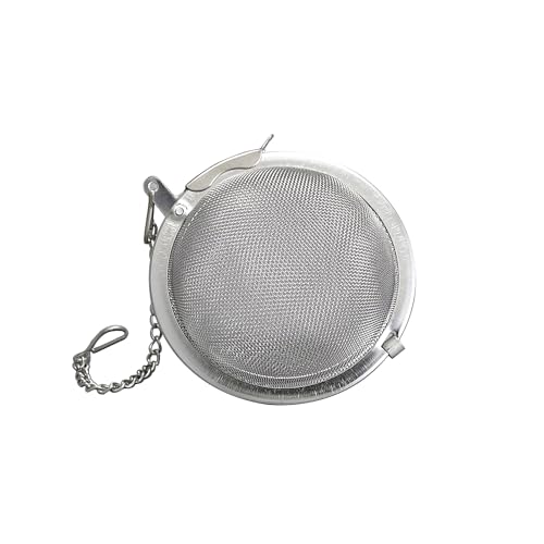 HIC Kitchen Jumbo Mesh Ball Tea Infuser, 18/8 Stainless Steel, For Loose Leaf Tea and Mulling Spices, 3-InchEco-Fil Dis