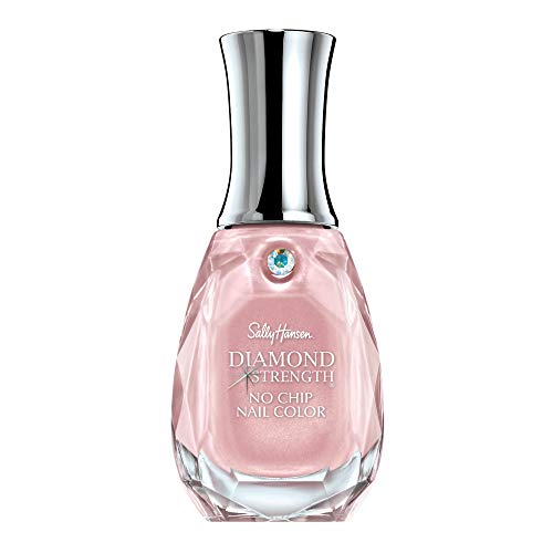 Sally Hansen Diamond Strength, Champagne Toast, Nail Growth, Protective Layer, Sheer, Shimmery Pink Nail Polish