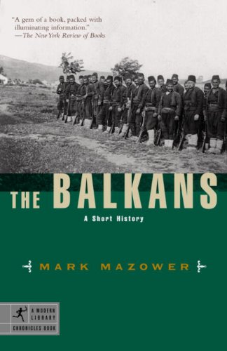 The Balkans (By: Mark Mazower) cover