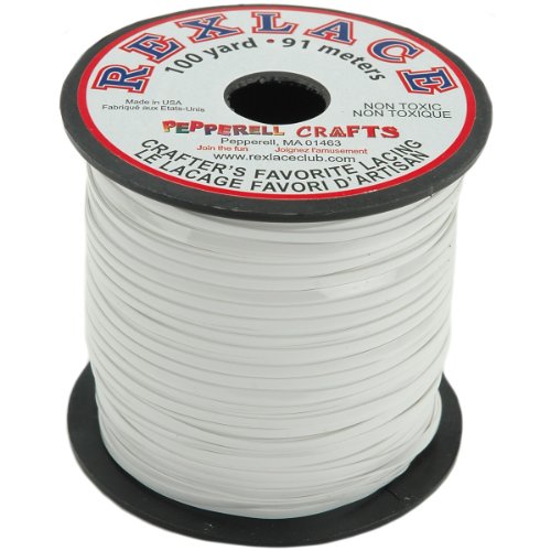 Pepperell Rexlace Plastic Lacing .0938" X100yd, White (RX100-01)