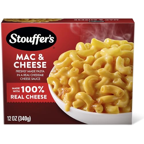 Stouffer's Macaroni And Cheese, Single Serve, Frozen Entrees For One, Easy Frozen Dinners 12 oz