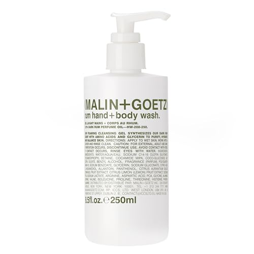 MALIN+GOETZ Women's Rum Hand + Body Wash, Rum, 8.5 Ounce