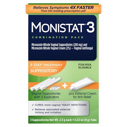 3 Day Yeast Infection Treatment For Women 3 Miconazole Vaginal