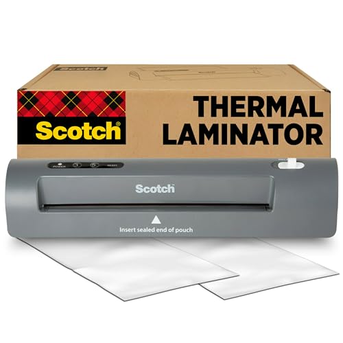 Amazon.com : Scotch Thermal Laminator, 2 Roller System for a Professional Finish, Use for Home, Office or Scho