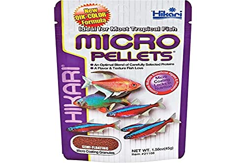 Hikari Tropical Micropellets Fish Food 1.58 Ounce